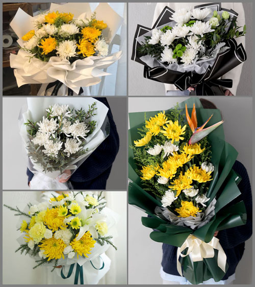 河南南阳邓州市彭桥镇赵建岗村白事花束代送